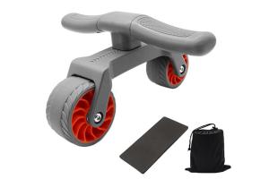 Portable Home Exercise Fitness AB Wheel Foldable Gym AB Wheel Rollers