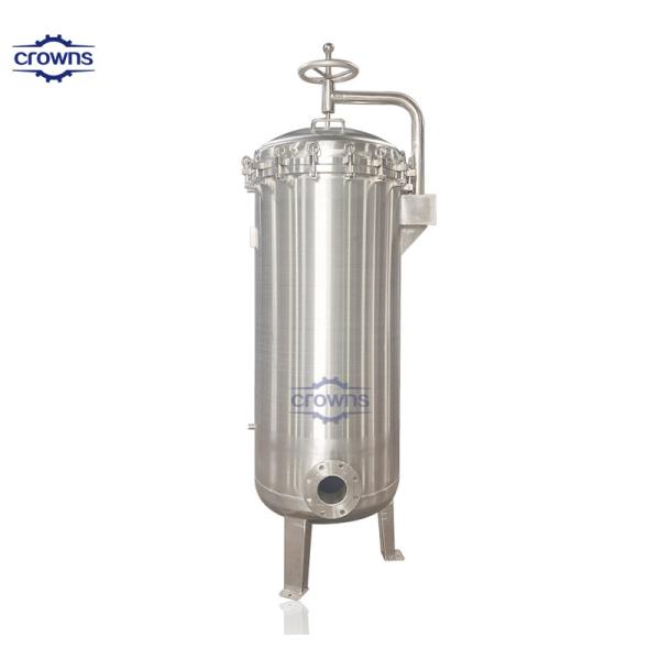 Жидкий фильтр Молоко, вино и масло Нержавеющая сталь Ss304 Капсула фильтр корпус