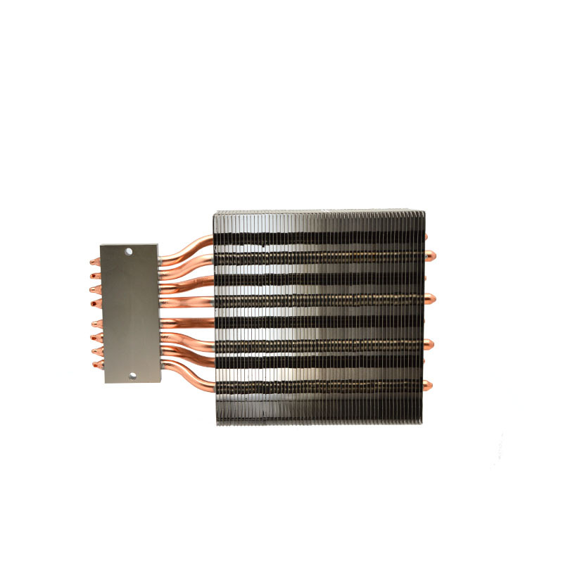 8 Heat Pipe Aluminum Fin Heatsink, High Power LED / Thermoelectric Cooler Heat Sink Module