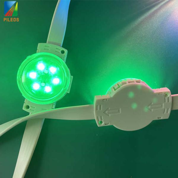 50mm DC24V LED Pixel Dots Light DMX512 RGBW 2w IP68 For Outdoor Building