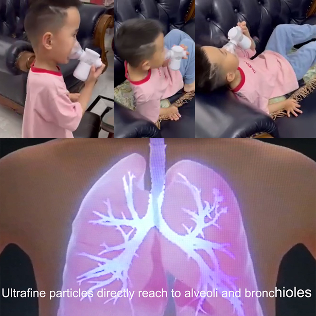 Ингалятор легочной машины Nebulizer сетки астмы портативный с маской мундштука