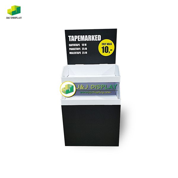 Easy to Carry Floor Display Stand Knock Down Lightweight for Adhesive Tape