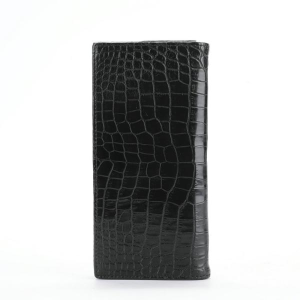 Genuine Crocodile Belly Skin Businessmen Suits Clutch Wallet Authentic Alligator Leather Lining Male Long Card Purse
