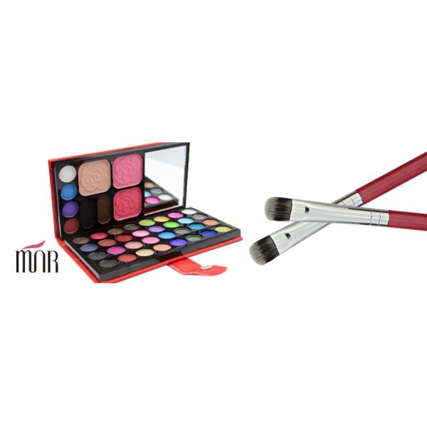 Red Flat Eyeshadow Blending Brush Makeup Tool Cosmetic Eye Makeup Brush