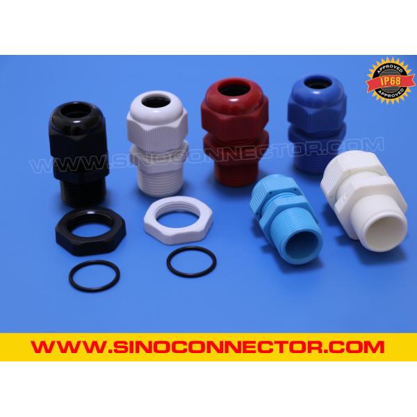 Glándulas de cable (de nylon) plásticas nas-metálico IP68 con la nuez de fijación y el anillo o