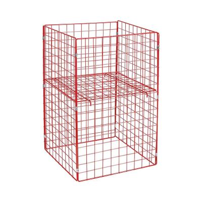 Lightduty Epoxy Plated Store Wire Dump Bin For Promotion Display