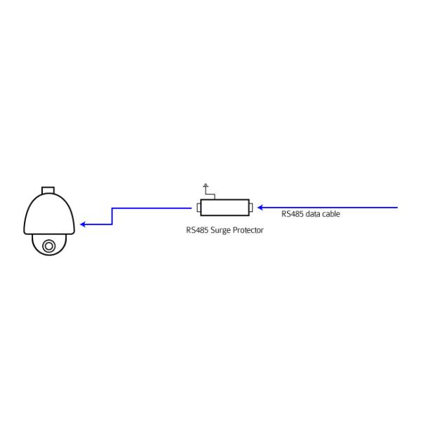Splitter 5V u c 6.8V u r 8.8V силы PoE ограничителя перенапряжения сигнала RS485, 5KA 10KA