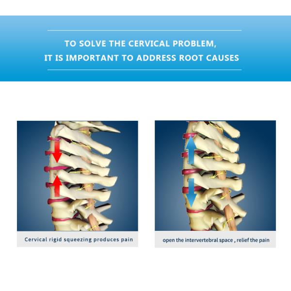 High quality portable traction and relaxation cervical device use