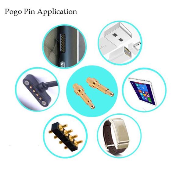 6Pin Germany Adapter Connector Magnetic spring loaded pin Usb Connector Magnetic spring loaded pin Cable Connector