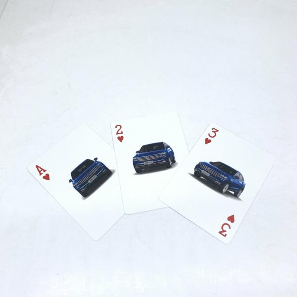 Серебряная фольга штемпелюя игральные карты покера ядра CMYK 320gsm белые