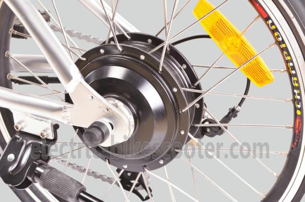 36V 250W Folding Electric Bike Full Suspension EN15194 With Shimano Derailleur