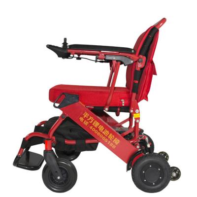Cadeira de rodas elétrica dobrável clássica do peso leve do equipamento médico