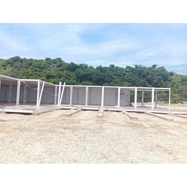 Robust Steel Temporary Container Office Flat Pack Container Homes Accommodation