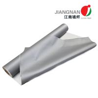o cetim da espessura de 0.45mm tece a proteção contra o calor impregnada silicone da fibra de vidro de grande resistência