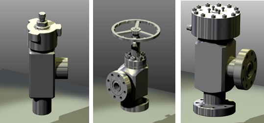 Adjustable Choke Valve Oil Wellhead Equipment Manual And Hydraulic Positive Choke Valve
