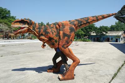 Traje realístico Animatronic de passeio do dinossauro da borracha T Rex do silicone para o adulto