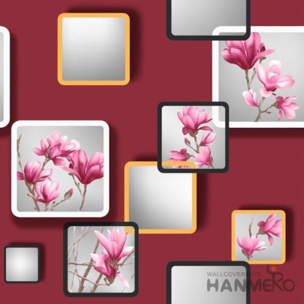 European Modern 3D Home Wallpaper For Bedroom Walls SGS CE Certificate