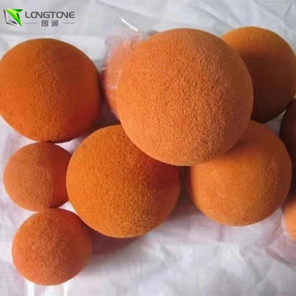 Шарики губки Боуни 100мм чистки трубы Евы специальные мягкие резиновые для конкретных труб