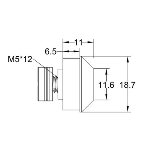 Rueda de rodillo de polea ligera con deslizador para componente de rodadura lineal