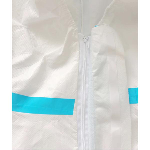 Non Woven Type 4 Polypropylene Disposable Protection Clothing Microporous Disposable Coverall