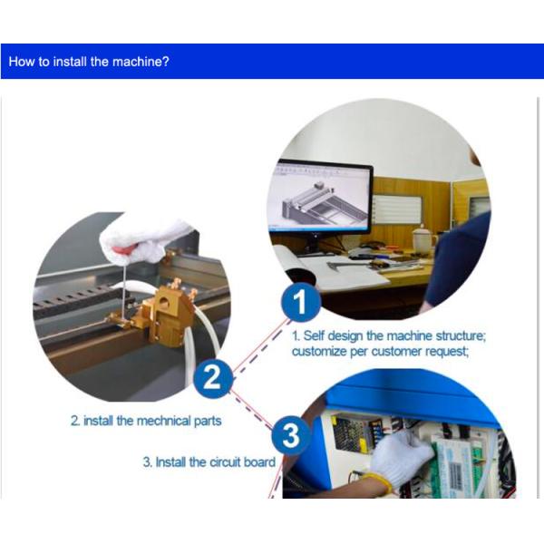 Wood Router 80 Watts Mini Laser Engraving Machine With Co2 Laser Tube
