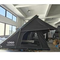 Camper de toit de voiture en polycotton en aluminium pour véhicules complètement résistant aux intempéries