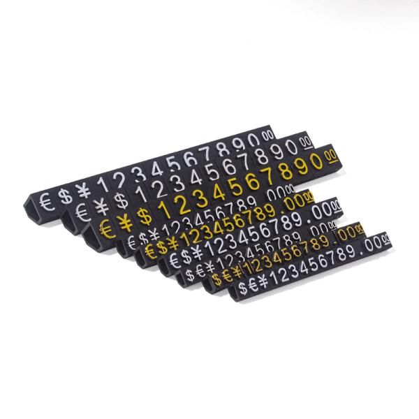 Регулируемые цены на доллары на этикетках блок-кит для розничных магазинов ювелирных изделий полки супермаркетов