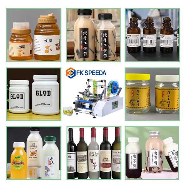 Этикетки для бутылок вина Продукты Полуавтоматическая маркировка FK 2023 для круглых бутылок