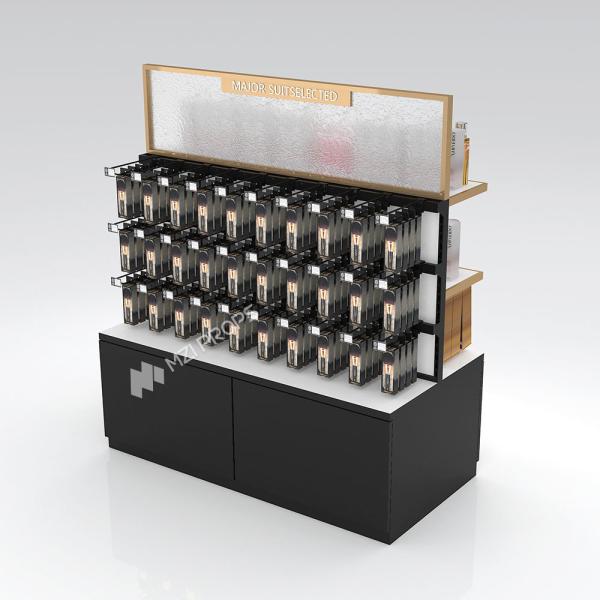 Cosmetic Retail Shelving Display Rack Island Cabinet Store Gondola Fixtures
