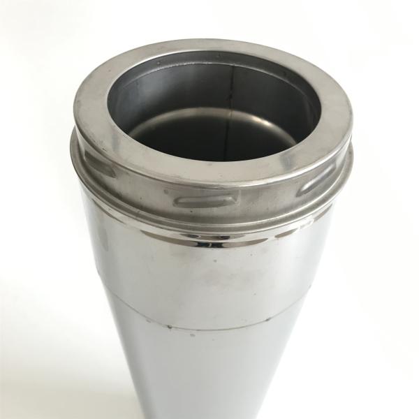 Stainless Steel Double Wall Chimney Pipe Fireplace Applied With Twist Lock