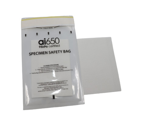 95kPa 50μm Biohazard Symbol Printed Infectious Waste Bag