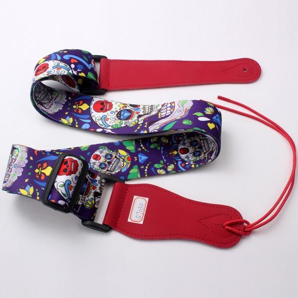 Custom Acoustic Guitar Straps , Classical Guitar Straps For Guitar Accessories