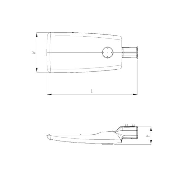 Smart City Solution Alloy Die-Cast 100W водонепроницаемое IP66 наружное уличное светодиодное освещение с видеонаблюдением