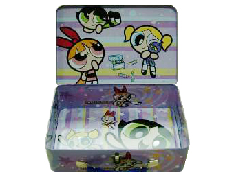 Portable PMS Color Metal Lock Lunch Tin Boxes With Handle