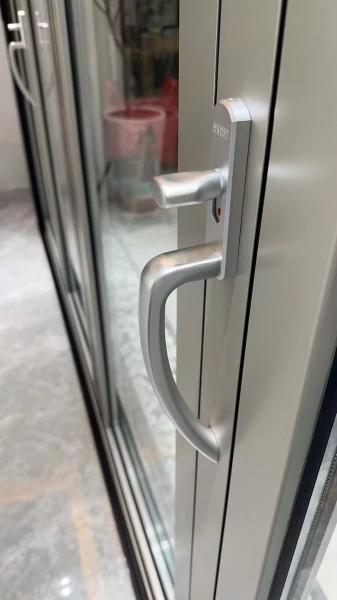 Heavy-Duty Folding Insulating Glass Door With Aluminum Frame And German Hardware Accessories