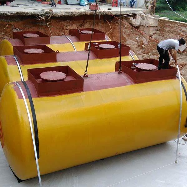 Tanques verticais de armazenamento de óleo industrial de 0,1 MPa Aço FRP