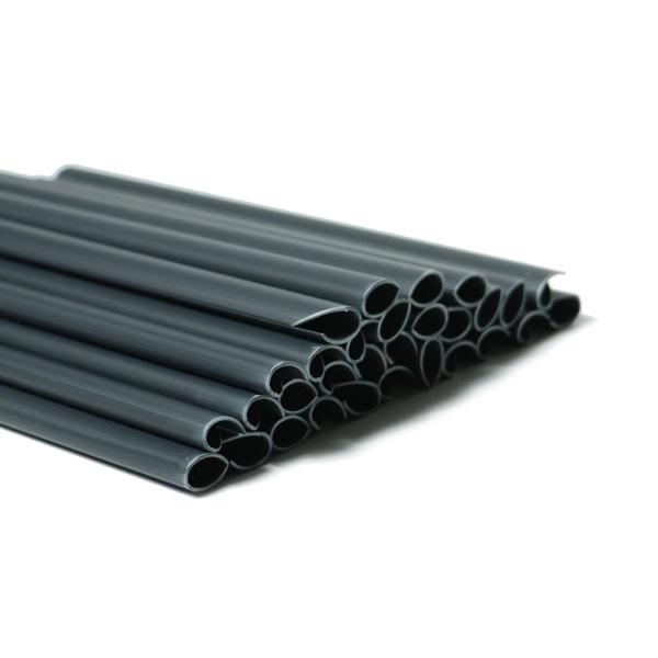 100% poliéster 19cm cerca de jardín PVC barras de cercas paneles de cercas de vinilo extraíbles