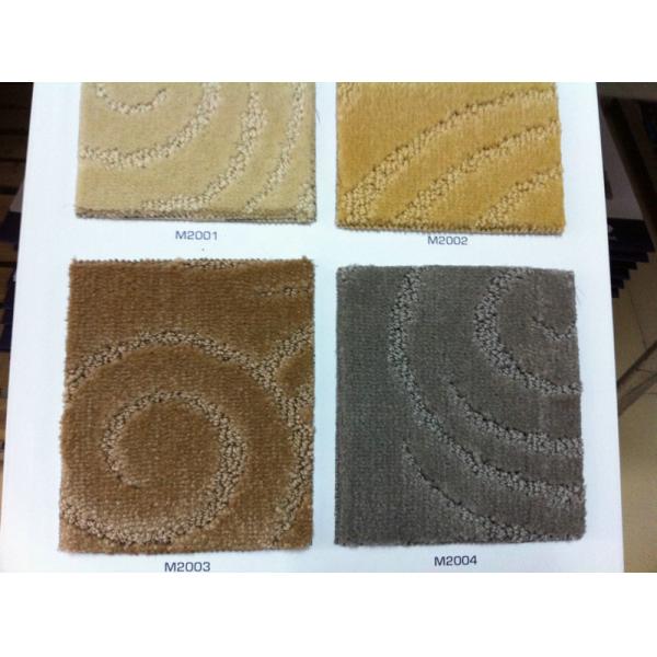 Tapete de pilha dinâmico não tecido do corte e do laço, tapete adornado fio da