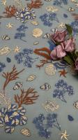 Sea Colorful Sequin Fabric For Embroidered Luxary Factory to Runway – Premium Laceess