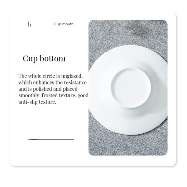 Release Arabian Design Ceramic Coffee Cups for Coffee Shops Customized Logo
