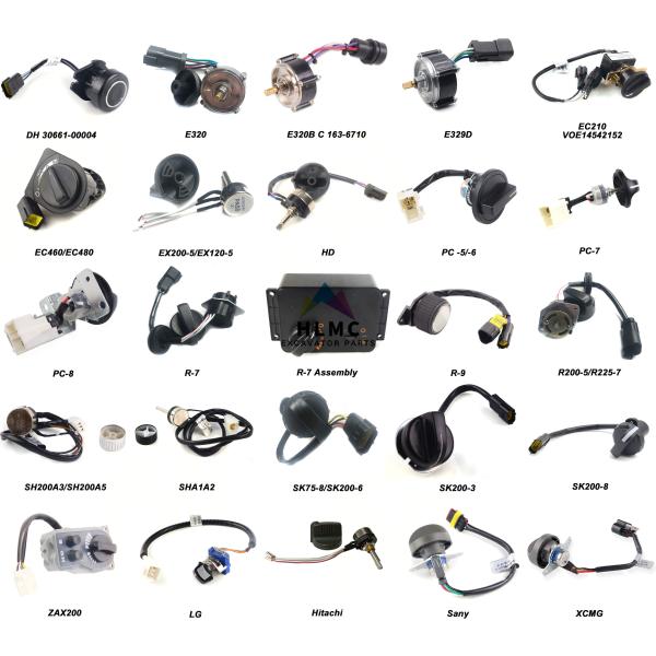 CA1636710 163-6710 1636710 Round Plug Throttle Rotary Switch Knob Fuel Dial Potentiometer  E312 E320 E320V2