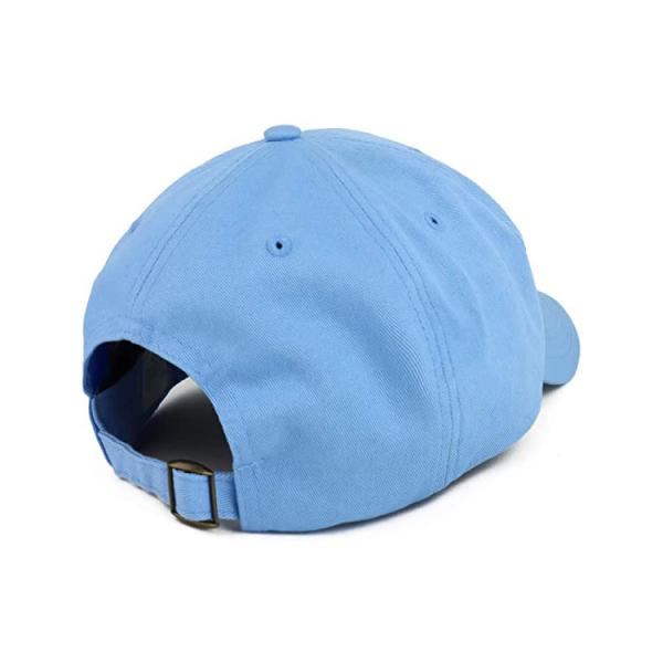 Cor azul do OEM nenhuns Logo Cotton Fabric Baseball Cap