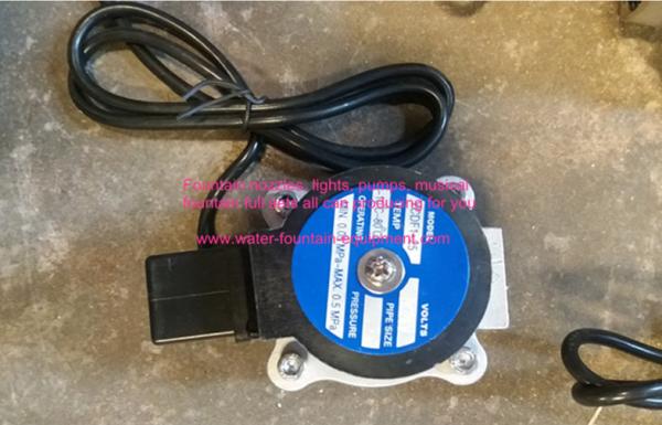 SS304 IP68 Two Ways Solenoid Valve Water Fountain Accessories DC24V