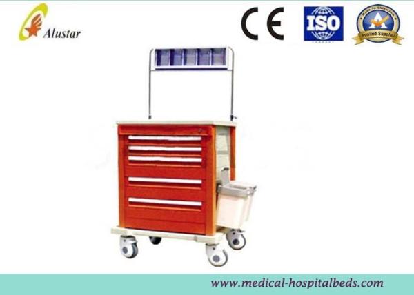 Lightweight Movable Luxury Anesthesia Medical Trolley ABS Cart Medical Equipment (ALS-MT105C)