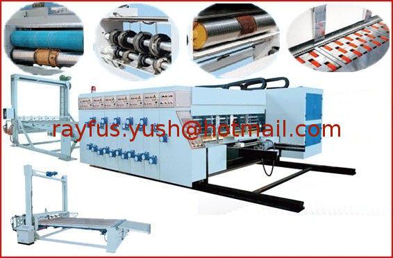 Automatic Pre-feeder Automatic Lead-edge Flexo Printer Slotter Die-cutter Stacker Machine