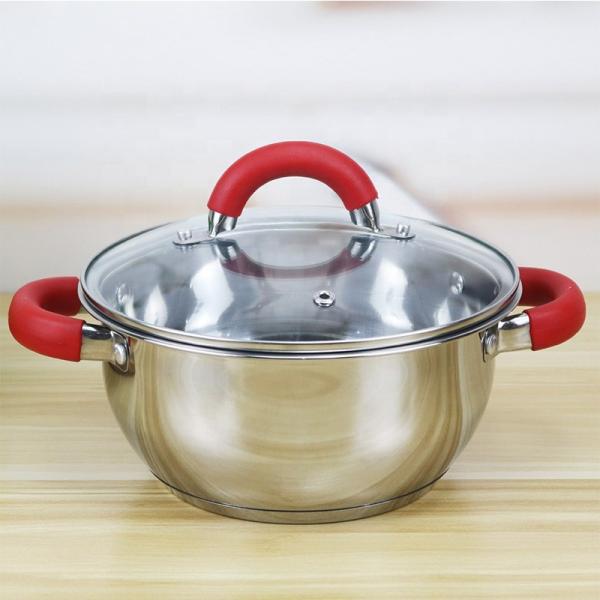 Home Cooking Set 15pcs Cooking Pot Set 16cm Sauce Pot 18cm 20cm 24cm Cookware Set