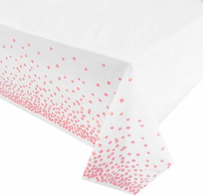 Impressão plástica descartável impermeável do Gravure das tampas de tabela