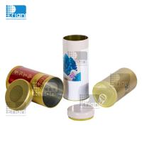 Récipient métallique pour le café en poudre Container de thé rond en vrac sur mesure
