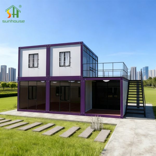 2 Storey Modular Container House 30FT 40FT For Heavy Duty Site Accommodation Solution