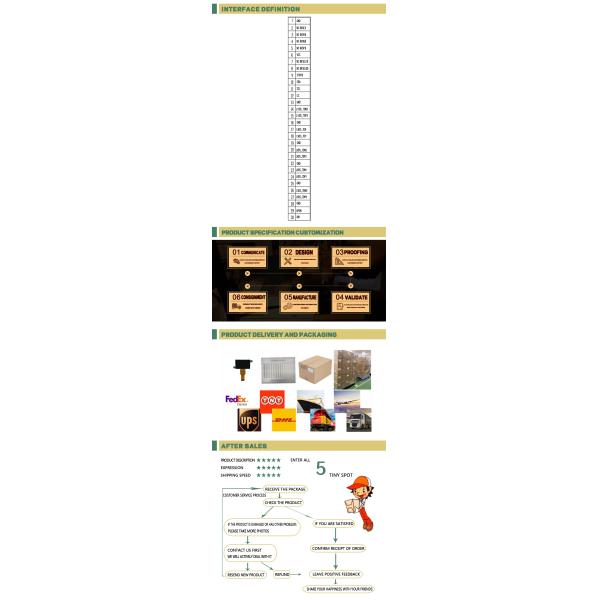 2.69inch 1280 * 720 Projector TFT LCD Screen FOG Panel No Backlight